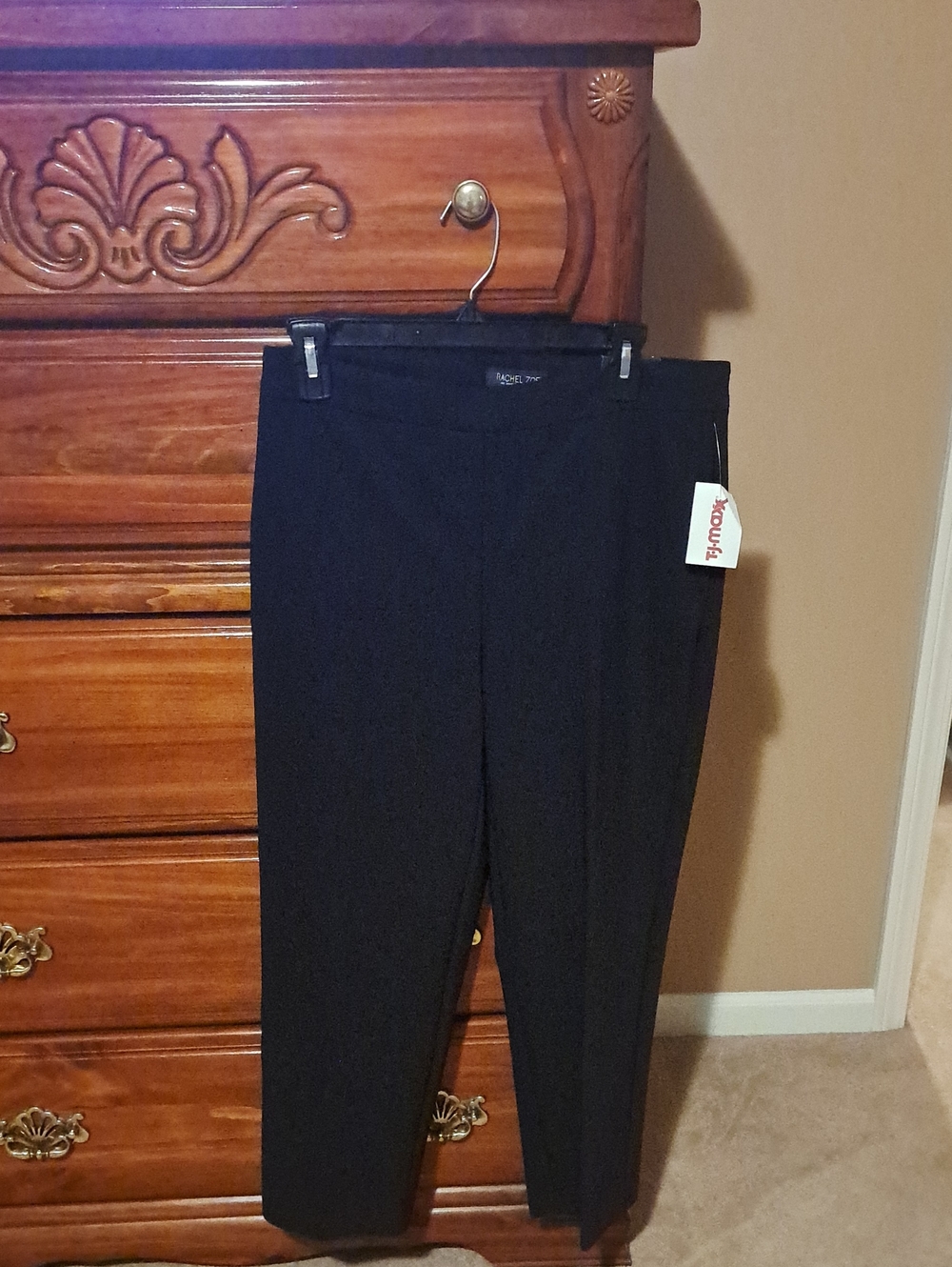 Rachel Zoe Black Pull-On Dress Pants
